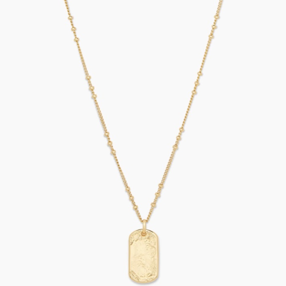 Griffin Dog Tag Necklace by Gorjana